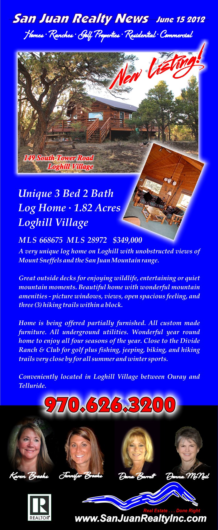 149 South Tower Road Loghill Village Ridgway Colorado for sale